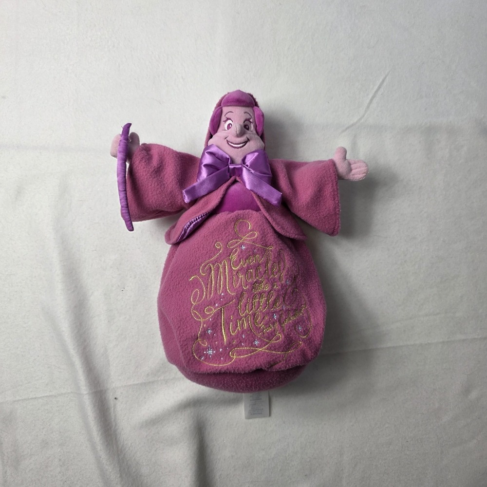 Disney Store Wisdom Collection Fairy Godmother Cinderella Limited Release Plush